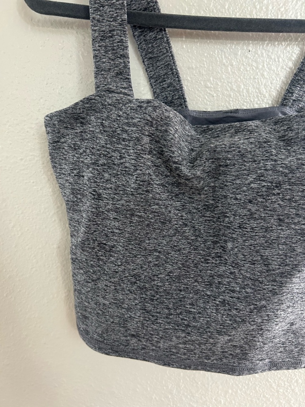 Vuori Elevation Square Neck Tank Top Heather Grey Womens Size L - Picture 3 of 11